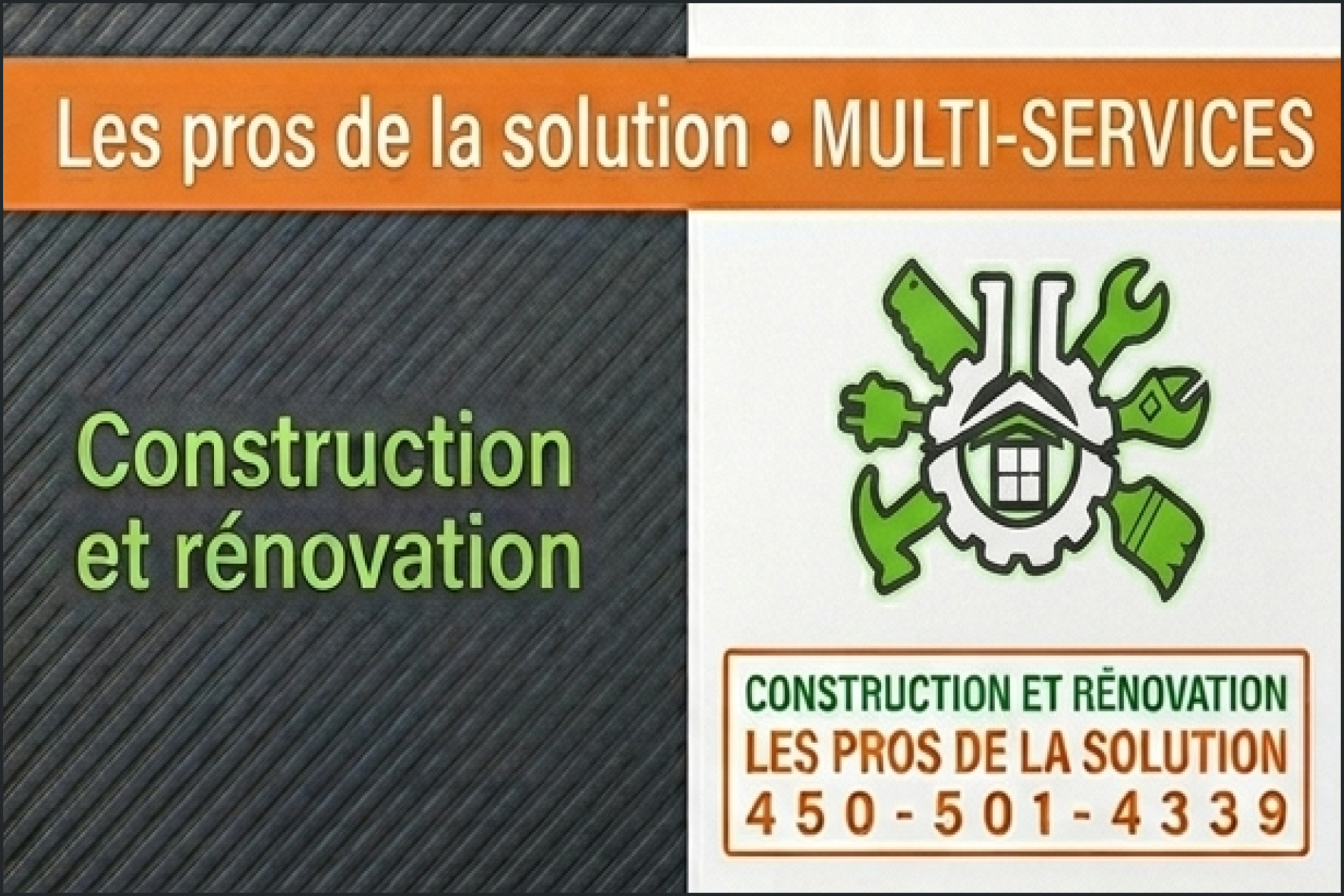 Carte de visite recto de 9399-2048 QUÉBEC INC