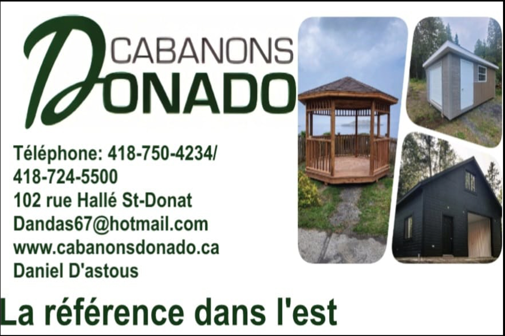 Carte de visite recto de 9315-8103 QUÉBEC INC