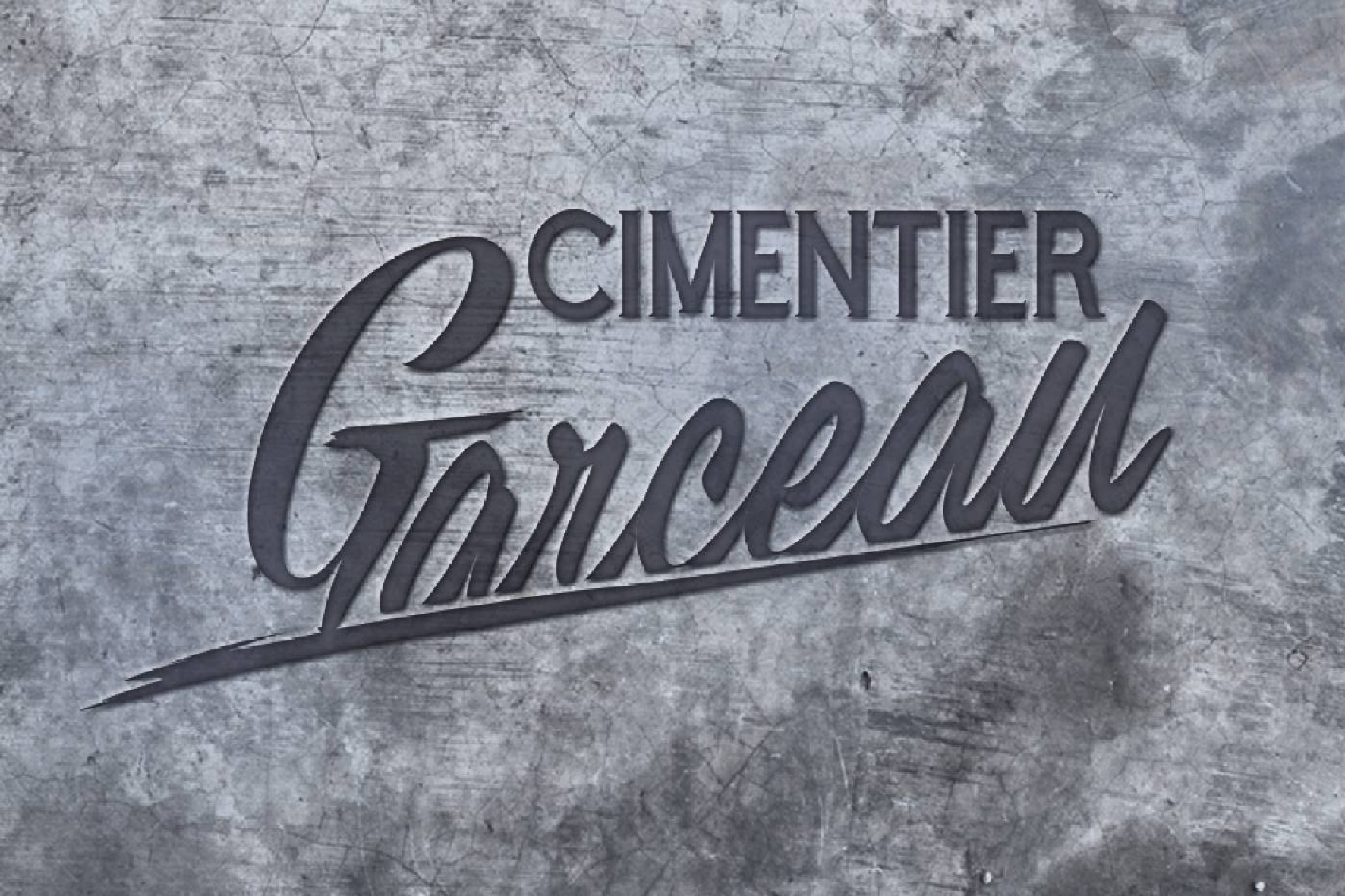 Carte de visite verso de CIMENTIER GARCEAU