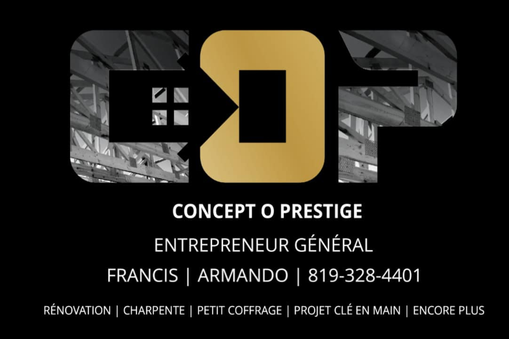 Carte de visite recto de CONCEPT O PRESTIGE INC