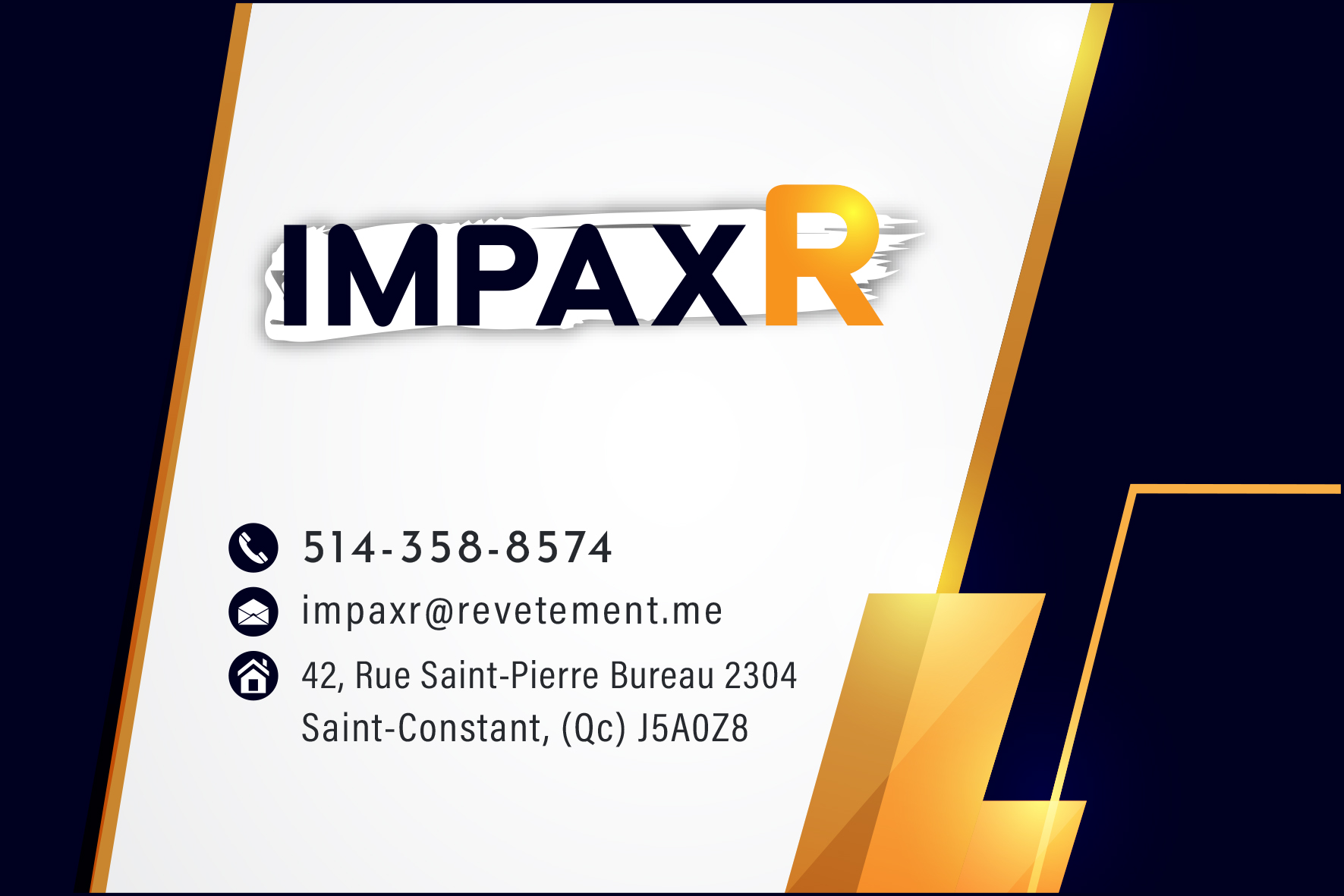 Carte de visite recto de IMPAXR