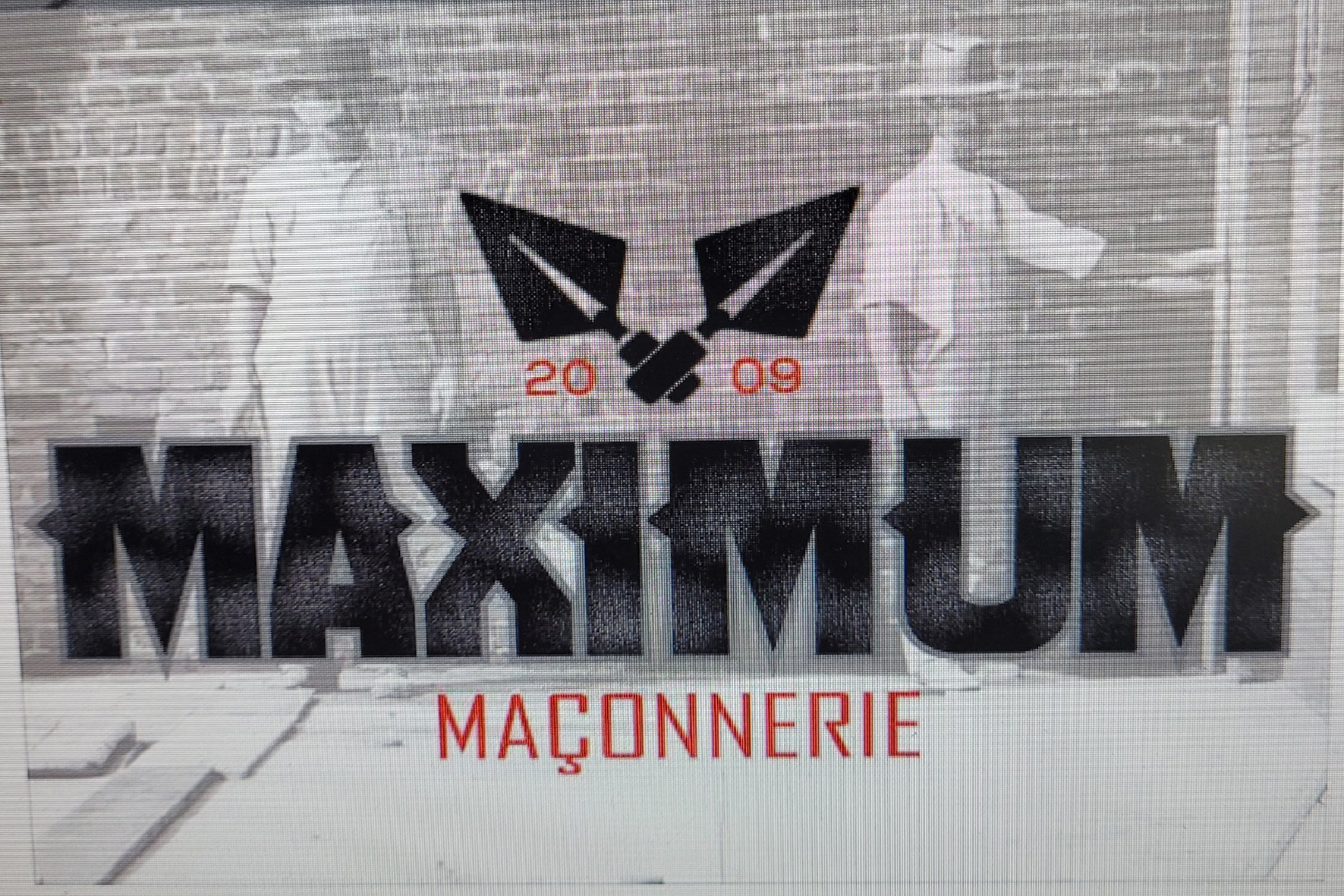 Carte de visite verso de MAXIMUM MAÇONNERIE INC
